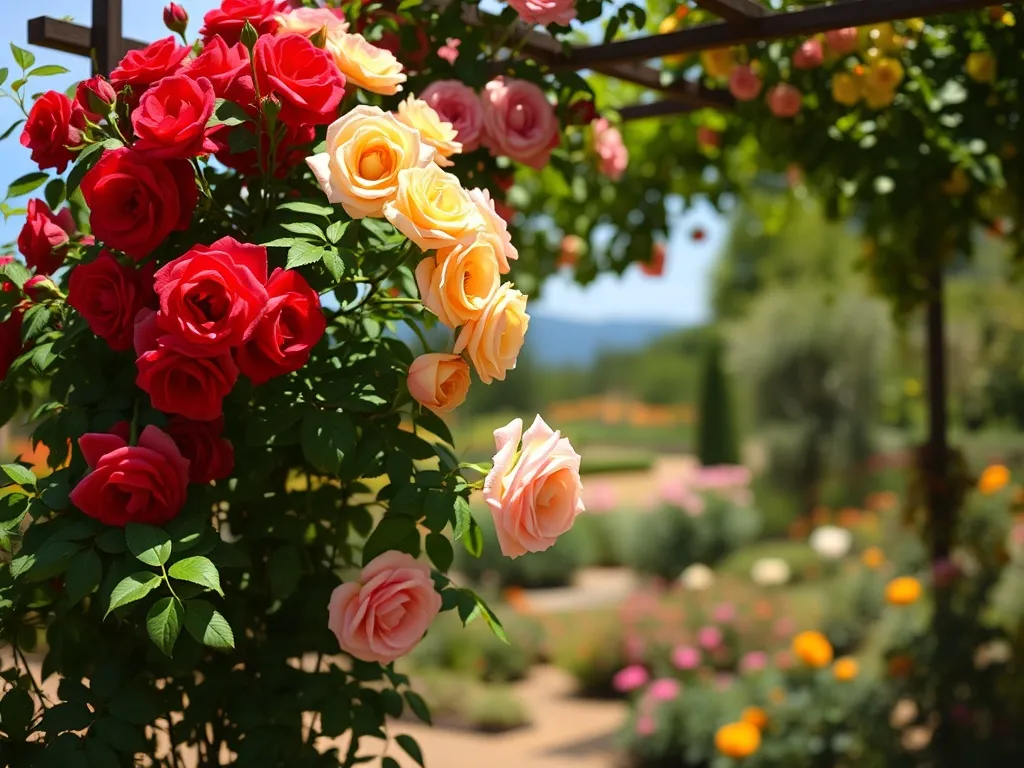 Róże pnące – czym się charakteryzują i jak rosną